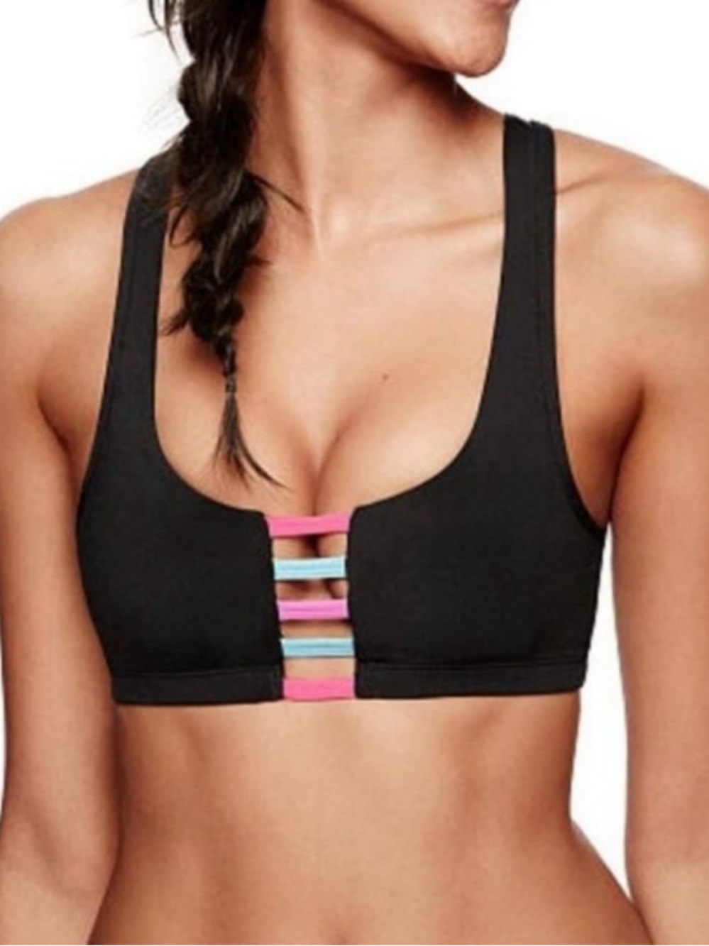 Victoria's Secret Ultimate Like New Sports Bra with Cutouts Size Small